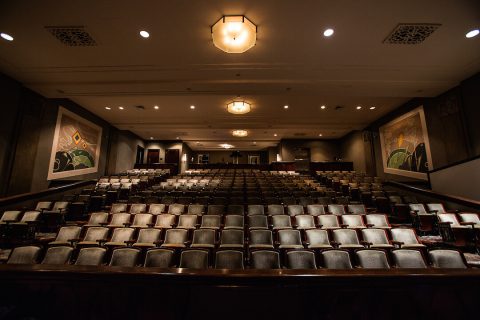 A stadium seating event venue The Charleston Place Hotel
